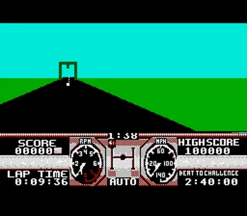 Hard Drivin' (USA) (Proto) (Unl) screen shot game playing